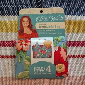 The Pioneer Woman Floral Tote - Red and Blue